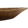 Dekoratívna miska Mauro Ferretti Wan 37x26,5x7 cm hnedá