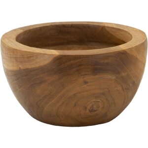 Podnos Erusi Simple Teak Ø 15x9,5 cm Hnedý Recyklovaný teak Ručná výroba