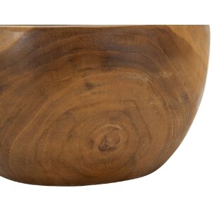 Podnos Erusi Simple Teak Ø 15x9,5 cm Hnedý Recyklovaný teak Ručná výroba