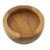 Podnos Erusi Simple Teak Ø 15x9,5 cm Hnedý Recyklovaný teak Ručná výroba