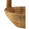 Mauro Ferretti dekoratívna miska Timbo v tvare košíka 32x25x27 cm hnedá