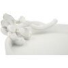 Mauro Ferretti Magnólia dekoratívna miska 24x21x6 cm biela