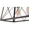 Mauro Ferretti priemyselné stropné svietidlo 78x30x26,5 cm tmavé