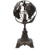 Stolná lampa Mauro Ferretti world economy E14 24x20x40 cm tmavá
