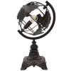 Stolná lampa Mauro Ferretti world economy E14 24x20x40 cm tmavá