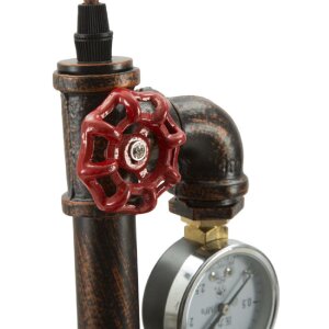 Stropné svietidlo Mauro Ferretti Manhattan round E27 Ø 26x36 cm tmavé