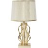 Stolná lampa Mauro Ferretti Glam X E27 Ø 30x52 cm zlatá farba krémová