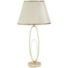 Stolná lampa Mauro Ferretti Glam Flush E27 Ø 30x58 cm zlatá farba krémová