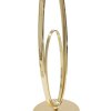 Stolná lampa Mauro Ferretti Glam Flush E27 Ø 30x58 cm zlatá farba krémová