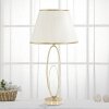 Stolná lampa Mauro Ferretti Glam Flush E27 Ø 30x58 cm zlatá farba krémová