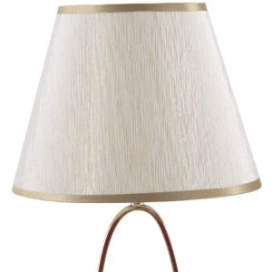 Stolná lampa Mauro Ferretti Glam Flush E27 Ø 24x47 cm zlatá farba krémová