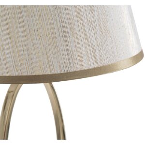 Stolná lampa Mauro Ferretti Glam Flush E27 Ø 24x47 cm zlatá farba krémová