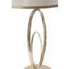 Stolná lampa Mauro Ferretti Glam Flush E27 Ø 24x47 cm zlatá farba krémová