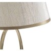 Stolná lampa Mauro Ferretti Glam Flush E27 Ø 24x47 cm zlatá farba krémová
