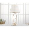 Stolná lampa Mauro Ferretti Glam Flush E27 Ø 24x47 cm zlatá farba krémová