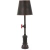 Stolná lampa Mauro Ferretti Manhattan Single E27 Ø 21x64 cm čierna meď