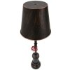 Stolná lampa Mauro Ferretti Manhattan Single E27 Ø 21x64 cm čierna meď