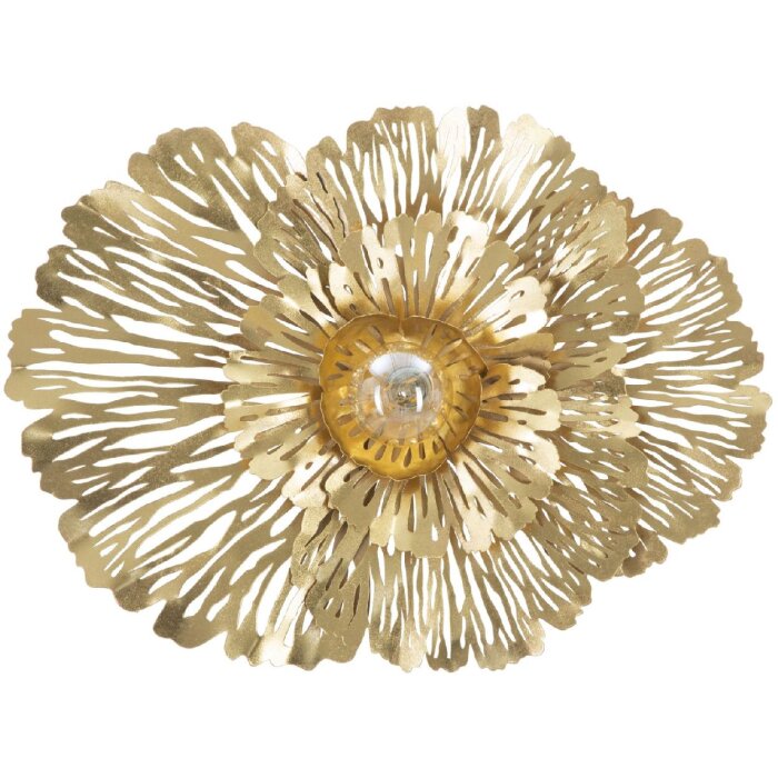 Mauro Ferretti nástenné svietidlo Ibis E27 56,5x12x42,5 cm zlatá