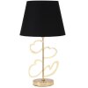 Stolná lampa Mauro Ferretti Glam Harts E27 Ø 30x54,5 cm čierna zlatá