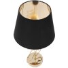 Stolná lampa Mauro Ferretti Glam Harts E27 Ø 30x54,5 cm čierna zlatá