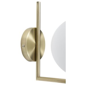 Mauro Ferretti nástenné svietidlo Glamy E14 15x25x22 cm biele zlato