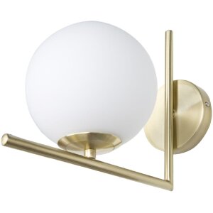 Mauro Ferretti nástenné svietidlo Glamy E14 15x25x22 cm biele zlato