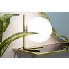 Stolná lampa Mauro Ferretti Glamy Low E14 25x25x27 cm biele zlato