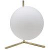 Stolná lampa Mauro Ferretti Glamy Low E14 25x25x27 cm biele zlato