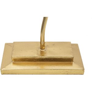 Stolná lampa Mauro Ferretti Glamy E27 Ø 33x81 cm zlatá biela