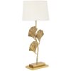 Stolná lampa Mauro Ferretti Glamy E27 Ø 33x81 cm zlatá biela