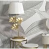 Stolná lampa Mauro Ferretti Glamy E27 Ø 33x81 cm zlatá biela