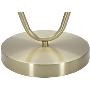 Stolná lampa Mauro Ferretti Glamy Ablegen E14 25x18x50 cm zlatá biela