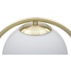 Stolná lampa Mauro Ferretti Glamy Ablegen E14 25x18x50 cm zlatá biela
