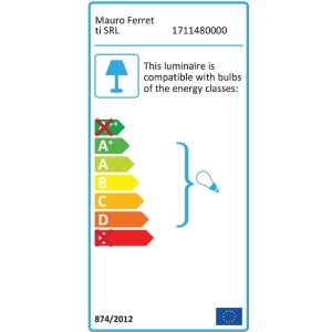 Mauro Ferretti stropné svietidlo Glamy Ablegen E14 24x20x46 cm zlatá biela