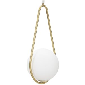 Mauro Ferretti stropné svietidlo Glamy Ablegen E14 24x20x46 cm zlatá biela