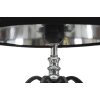 Mauro Ferretti Darky stolová lampa strieborná E27 Ø 28x56 cm čierna strieborná