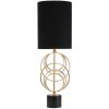 Mauro Ferretti Circly stolová lampa E27 Ø 22,5x65 cm zlatá čierna