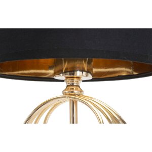 Mauro Ferretti Circly stolová lampa E27 Ø 20x58,5 cm zlatá čierna