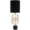 Mauro Ferretti Circly stolová lampa E27 Ø 20x58,5 cm zlatá čierna