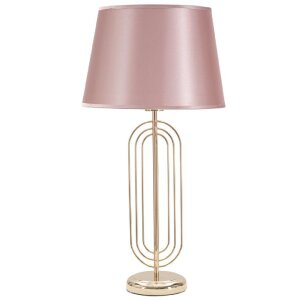 Mauro Ferretti stolová lampa Krista E27 Ø 33x64 cm zlatá ružová