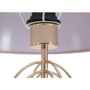 Mauro Ferretti stolová lampa Krista E27 Ø 33x64 cm zlatá ružová