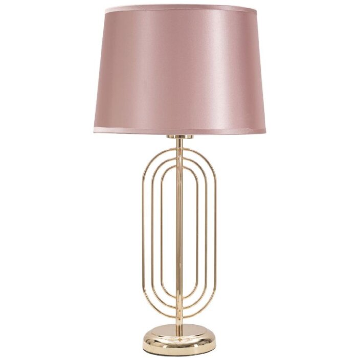 Mauro Ferretti stolová lampa Krista E27 Ø 28x55 cm zlatá ružová