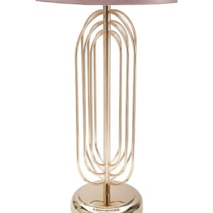 Mauro Ferretti stolová lampa Krista E27 Ø 28x55 cm zlatá ružová