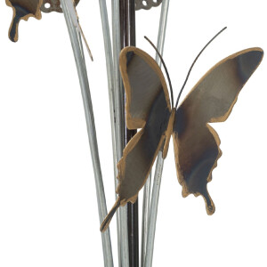 Mauro Ferretti stolová lampa motýle E27 Ø 32x47 cm viacfarebná