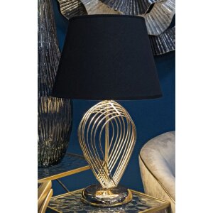 Stolná lampa Mauro Ferretti Maxt E27 Ø 32,5x53,5 cm zlatá čierna