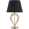 Stolná lampa Mauro Ferretti Maxt E27 Ø 32,5x53,5 cm zlatá čierna