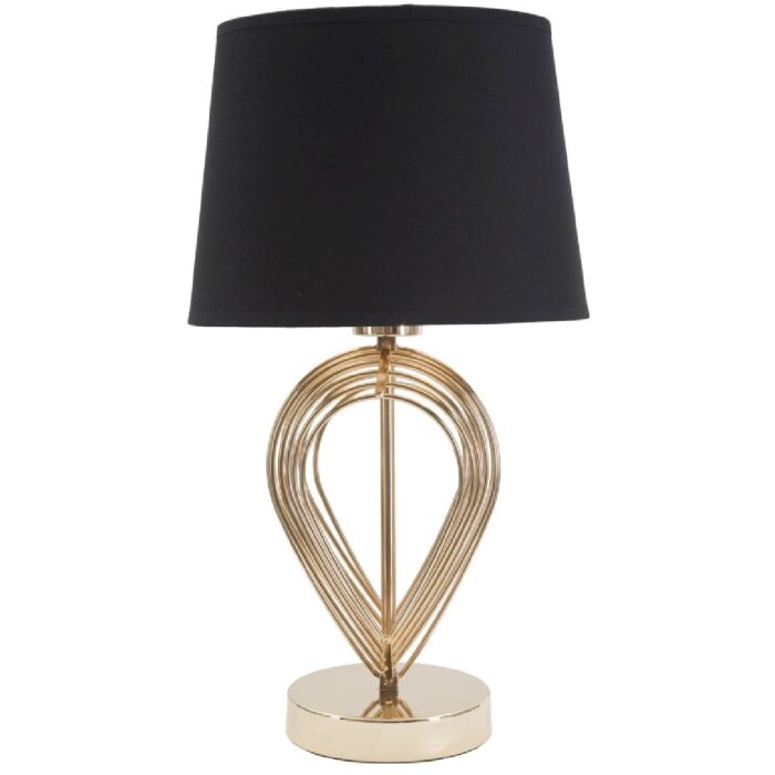 Stolná lampa Mauro Ferretti Maxt E27 Ø 24x44 cm zlatá čierna