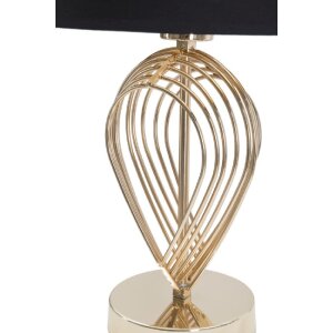 Stolná lampa Mauro Ferretti Maxt E27 Ø 24x44 cm zlatá čierna