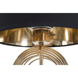 Stolná lampa Mauro Ferretti Maxt E27 Ø 24x44 cm zlatá čierna