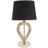Stolná lampa Mauro Ferretti Maxt E27 Ø 24x44 cm zlatá čierna